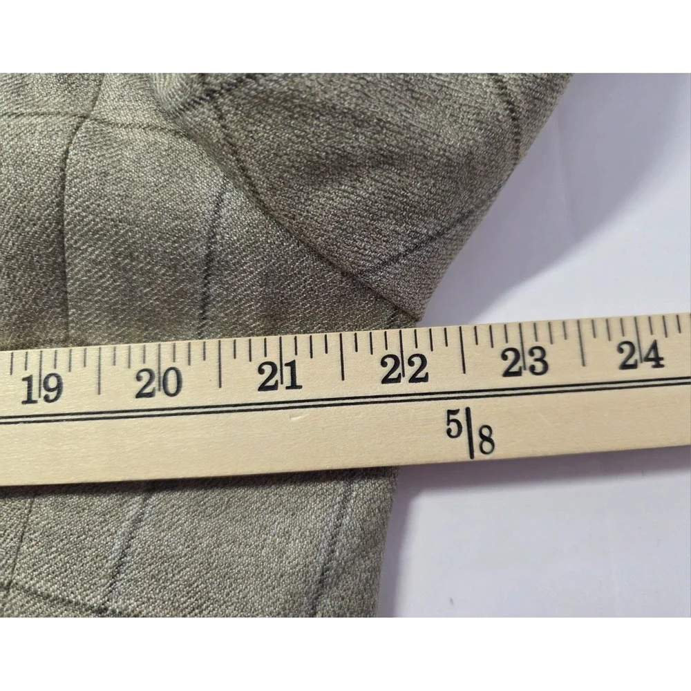 Lauren Ralph Lauren Mens‎ Size 40R Silk Blend Brown Check Blazer